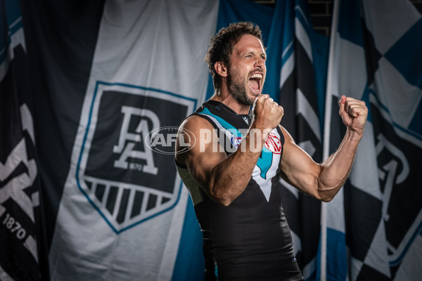 AFL 2025 Portraits - Port Adelaide - A-56602417