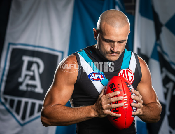 AFL 2025 Portraits - Port Adelaide - A-56604115