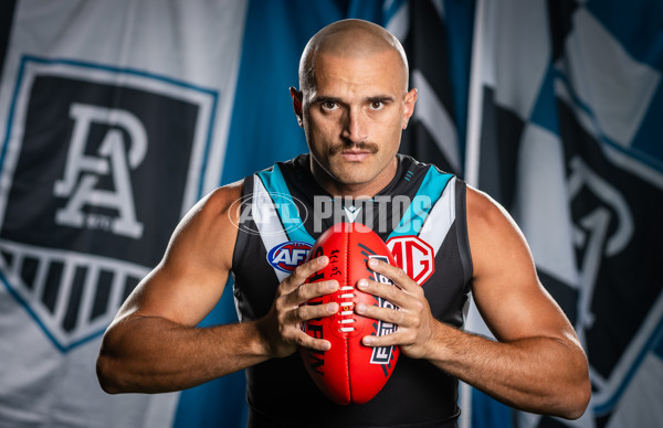 AFL 2025 Portraits - Port Adelaide - A-56604116