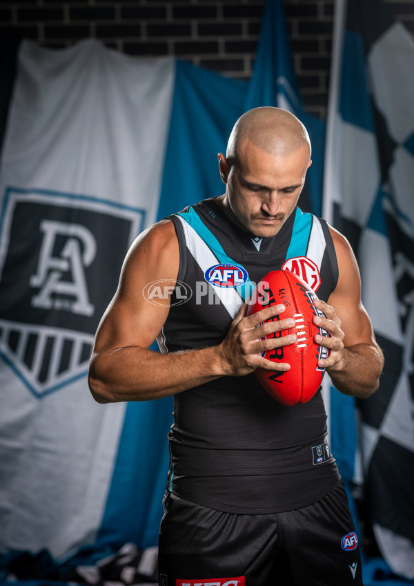 AFL 2025 Portraits - Port Adelaide - A-56604117
