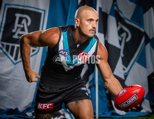 AFL 2025 Portraits - Port Adelaide - A-56604124