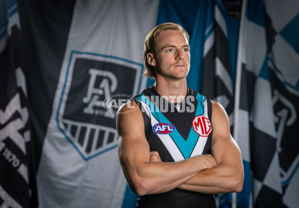 AFL 2025 Portraits - Port Adelaide - A-56604132