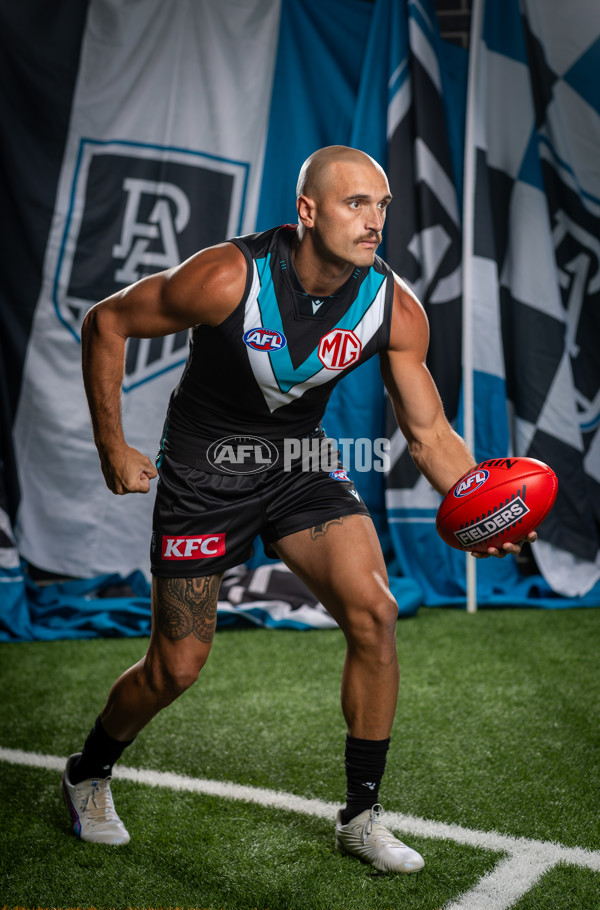 AFL 2025 Portraits - Port Adelaide - A-56605574