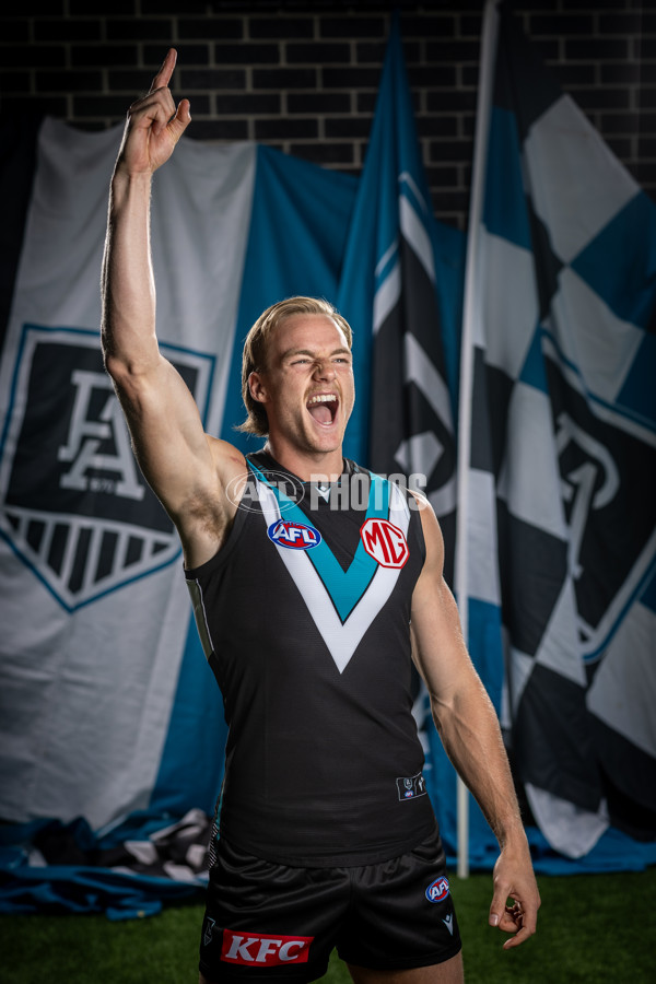 AFL 2025 Portraits - Port Adelaide - A-56606267