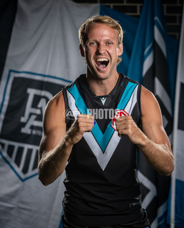 AFL 2025 Portraits - Port Adelaide - A-56606343