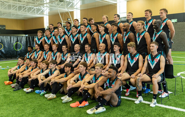 AFL 2025 Media - Port Adelaide Team Photo Day - A-56608411