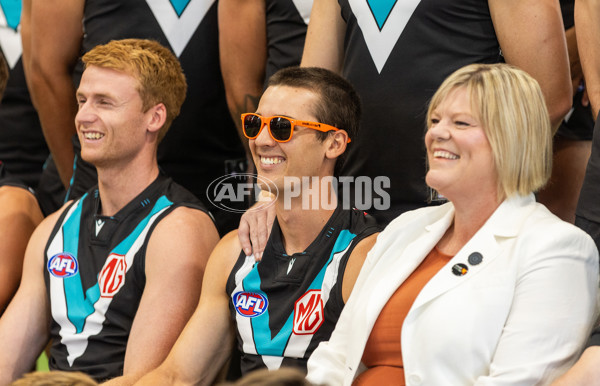 AFL 2025 Media - Port Adelaide Team Photo Day - A-56608415