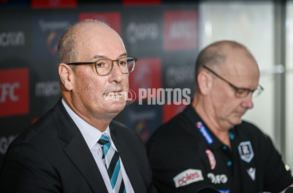AFL 2025 Media - Port Adelaide Press Conference 120225 - A-57311301