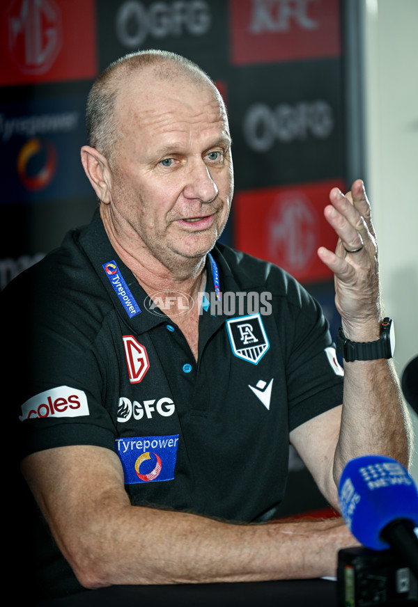 AFL 2025 Media - Port Adelaide Press Conference 120225 - A-57311306