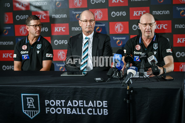 AFL 2025 Media - Port Adelaide Press Conference 120225 - A-57311310
