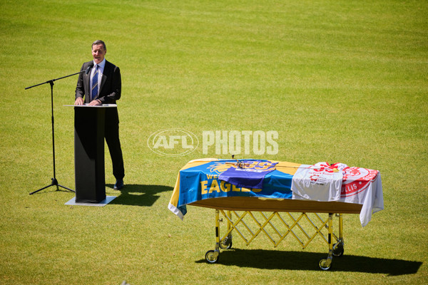 AFL 2025 Media - Adam Hunter Funeral Service - A-57564586