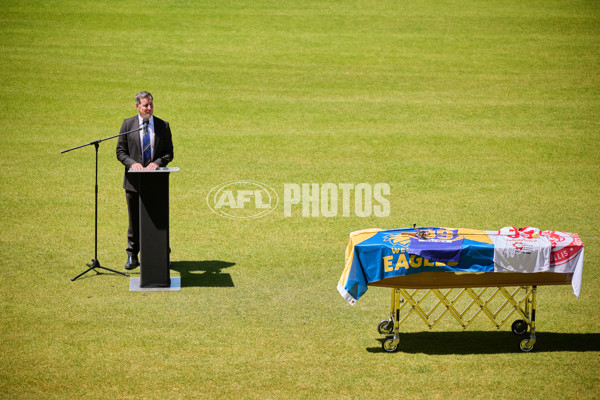 AFL 2025 Media - Adam Hunter Funeral Service - A-57564589