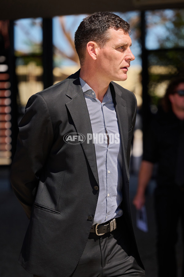 AFL 2025 Media - Adam Hunter Funeral Service - A-57564612