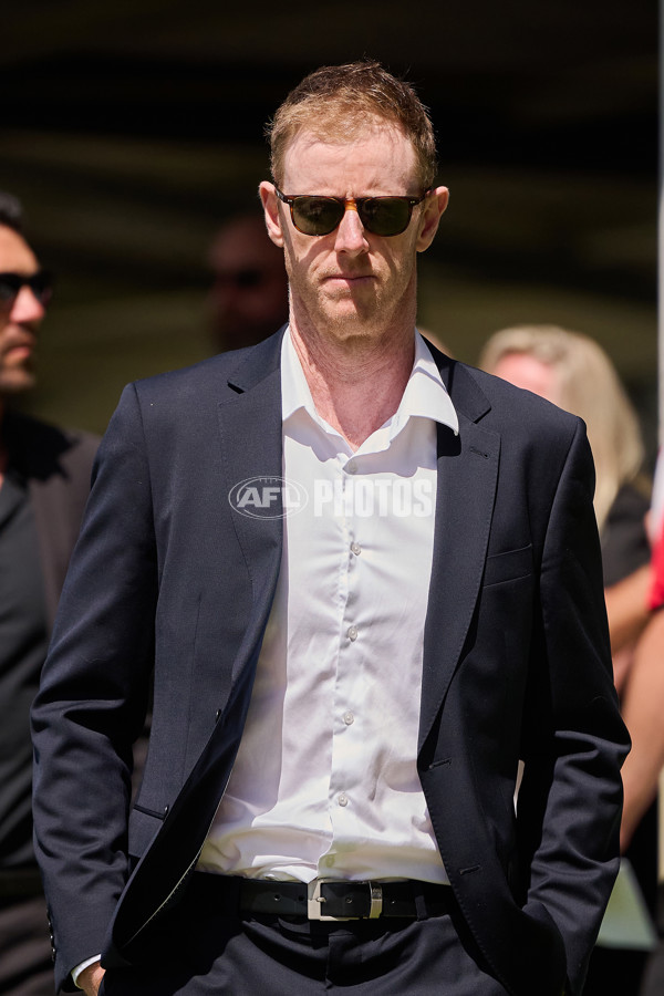 AFL 2025 Media - Adam Hunter Funeral Service - A-57564633