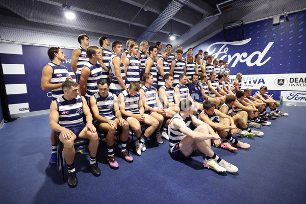 AFL 2025 Media - Geelong Team Photo Day - A-57584420