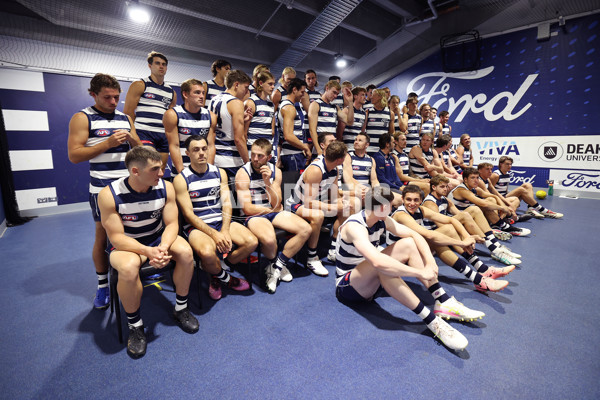 AFL 2025 Media - Geelong Team Photo Day - A-57584422