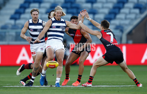 AFL 2025 AAMI Community Series - Geelong v Essendon - A-57585302