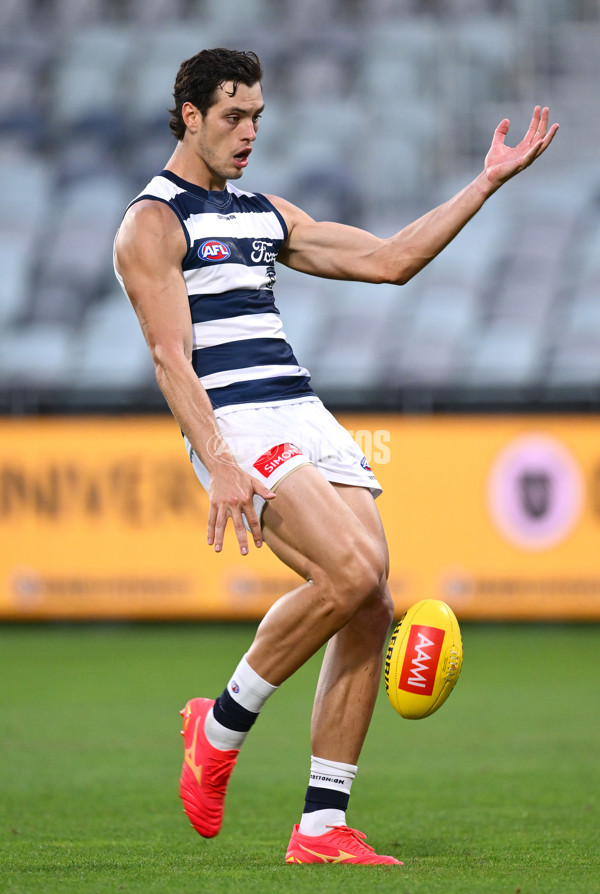AFL 2025 AAMI Community Series - Geelong v Essendon - A-57587621