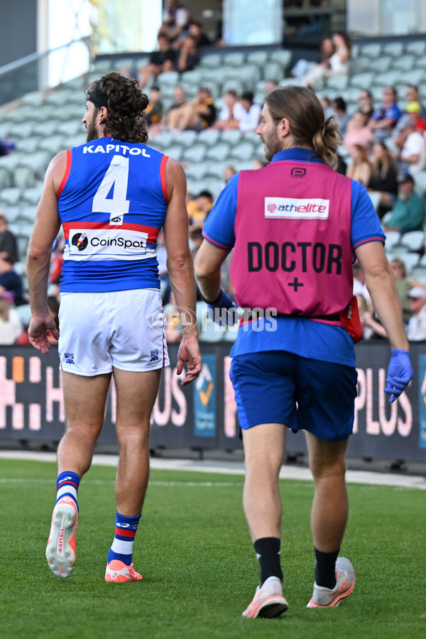 AFL 2025 AAMI Community Series - Hawthorn v Western Bulldogs - A-57606993