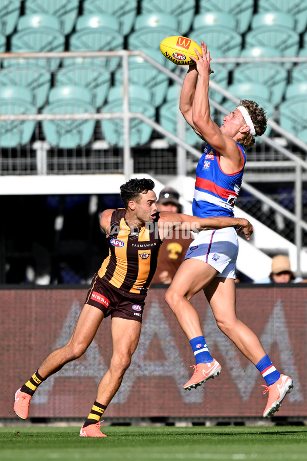 AFL 2025 AAMI Community Series - Hawthorn v Western Bulldogs - A-57607281
