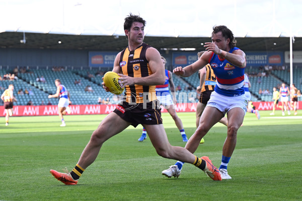 AFL 2025 AAMI Community Series - Hawthorn v Western Bulldogs - A-57607294