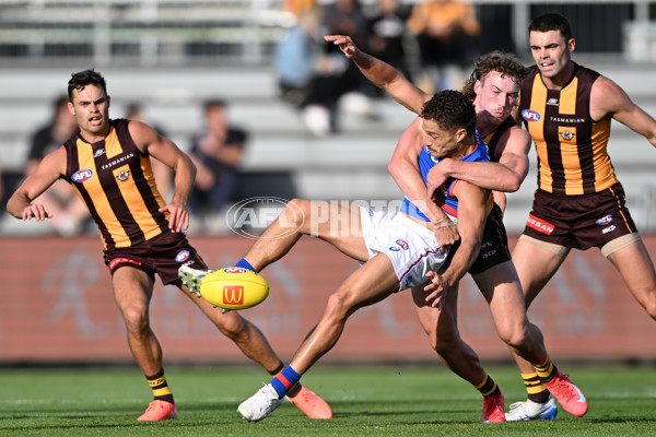 AFL 2025 AAMI Community Series - Hawthorn v Western Bulldogs - A-57607301