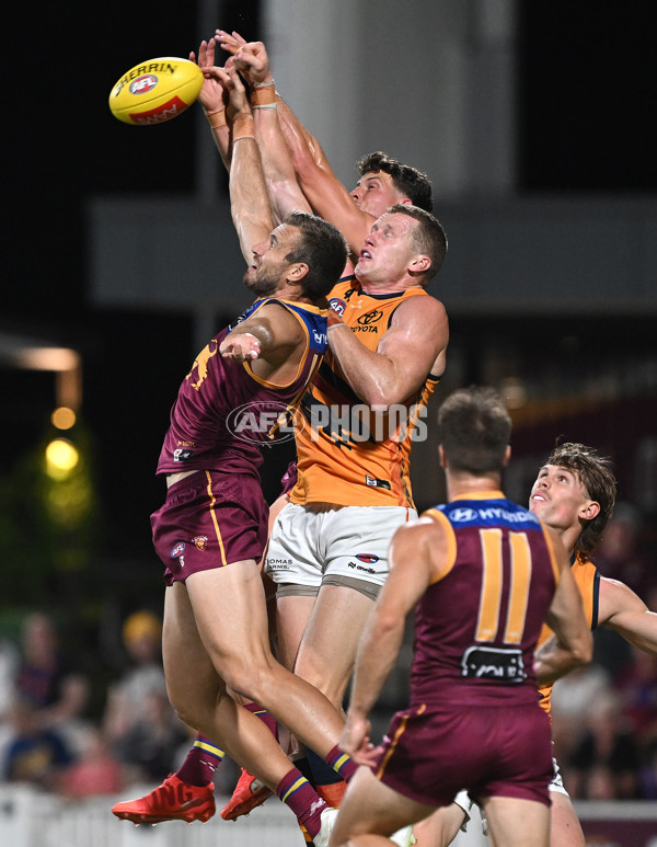 AFL 2025 AAMI Community Series - Brisbane v Adelaide - A-57607355