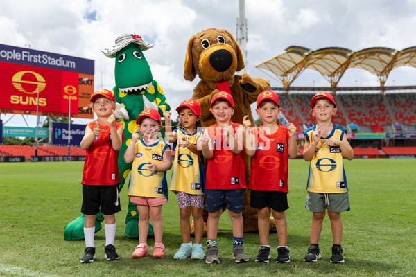 AFL 2025 Media - Gold Coast Suns Announce Opening Round Wiggles Performance - A-57612564