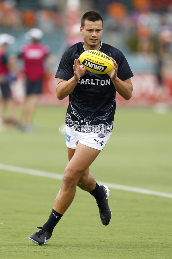 AFL 2025 AAMI Community Series - GWS v Carlton - A-57612581