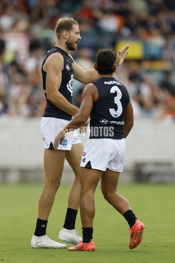 AFL 2025 AAMI Community Series - GWS v Carlton - A-57612587