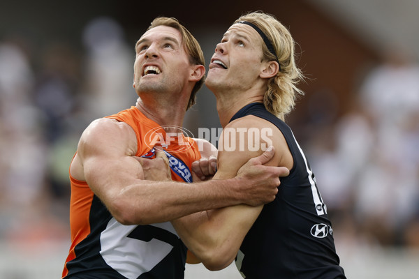 AFL 2025 AAMI Community Series - GWS v Carlton - A-57612588
