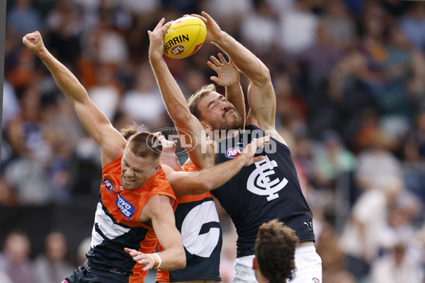 AFL 2025 AAMI Community Series - GWS v Carlton - A-57612606