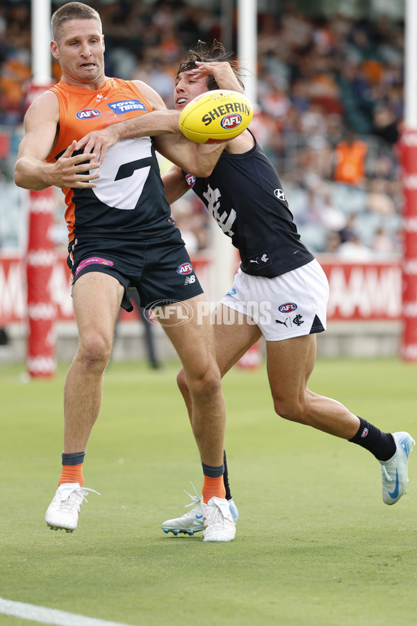AFL 2025 AAMI Community Series - GWS v Carlton - A-57613628
