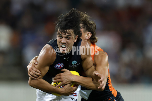 AFL 2025 AAMI Community Series - GWS v Carlton - A-57616340