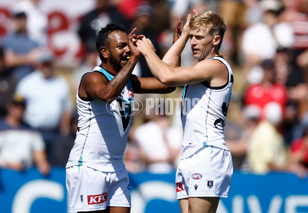 AFL 2025 AAMI Community Series - St Kilda v Port Adelaide - A-57621766