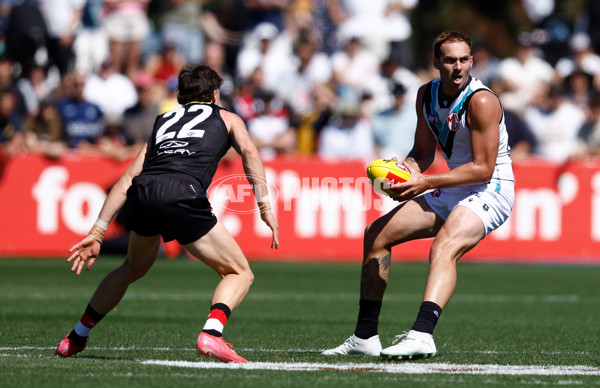 AFL 2025 AAMI Community Series - St Kilda v Port Adelaide - A-57621776