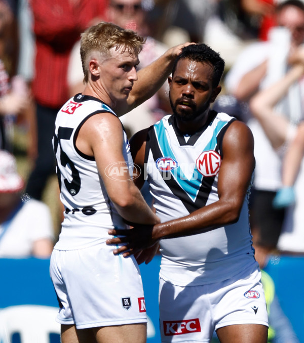 AFL 2025 AAMI Community Series - St Kilda v Port Adelaide - A-57622093
