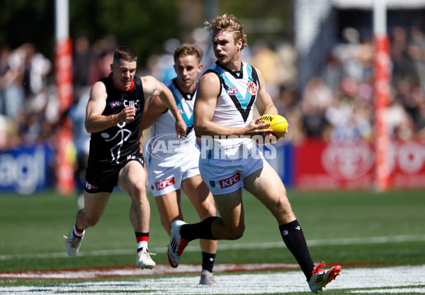 AFL 2025 AAMI Community Series - St Kilda v Port Adelaide - A-57622106