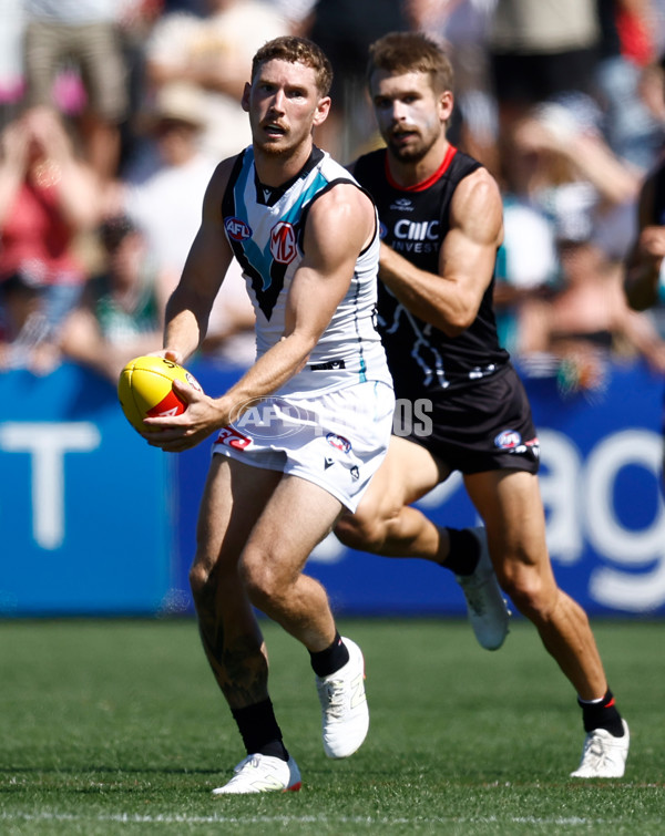 AFL 2025 AAMI Community Series - St Kilda v Port Adelaide - A-57624148