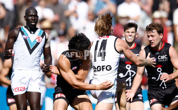 AFL 2025 AAMI Community Series - St Kilda v Port Adelaide - A-57624769