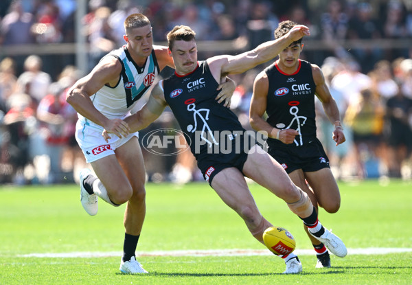 AFL 2025 AAMI Community Series - St Kilda v Port Adelaide - A-57624820