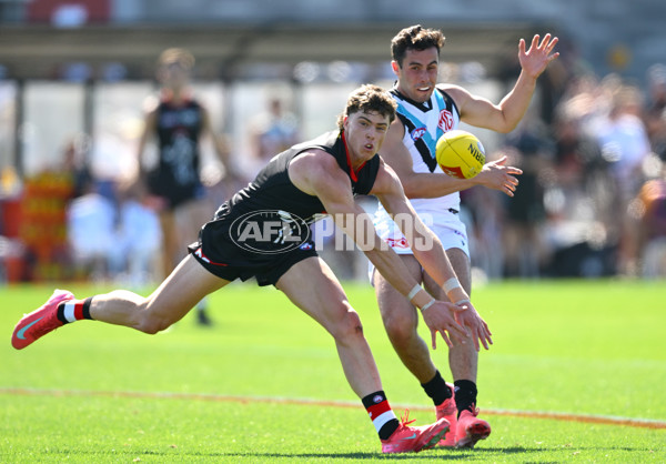 AFL 2025 AAMI Community Series - St Kilda v Port Adelaide - A-57627374