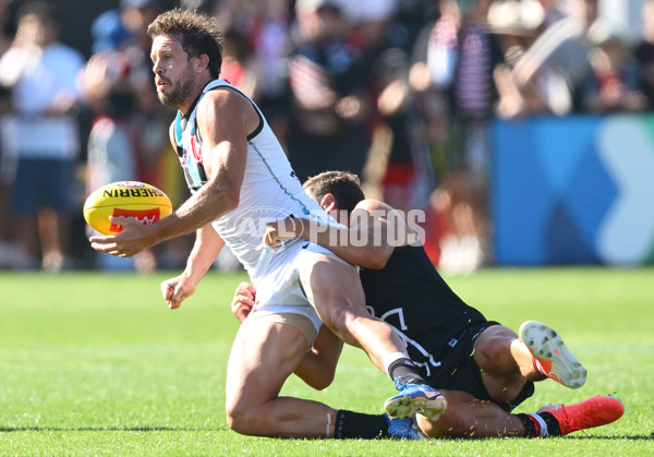 AFL 2025 AAMI Community Series - St Kilda v Port Adelaide - A-57627433
