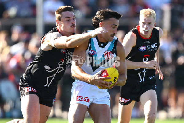 AFL 2025 AAMI Community Series - St Kilda v Port Adelaide - A-57627454