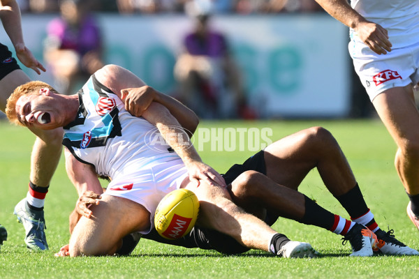 AFL 2025 AAMI Community Series - St Kilda v Port Adelaide - A-57629922