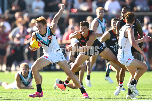 AFL 2025 AAMI Community Series - St Kilda v Port Adelaide - A-57629924