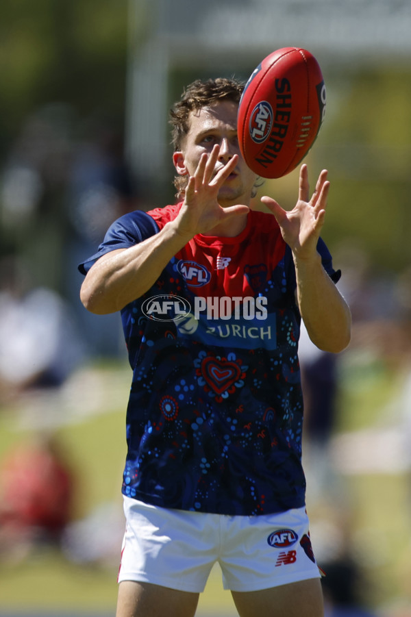 AFL 2025 AAMI Community Series - Fremantle v Melbourne - A-57634738