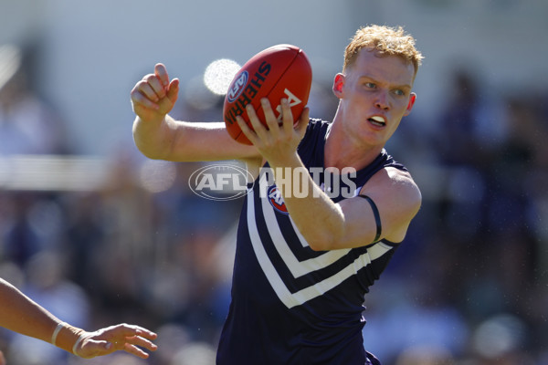 AFL 2025 AAMI Community Series - Fremantle v Melbourne - A-57635924