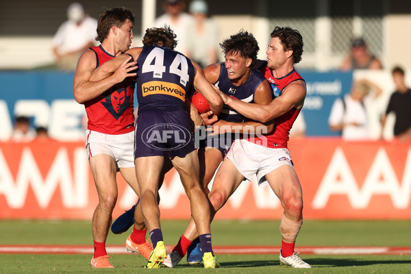 AFL 2025 AAMI Community Series - Fremantle v Melbourne - A-57640289