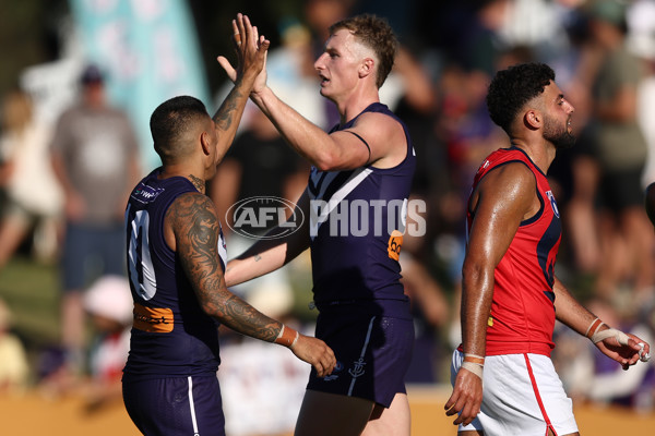 AFL 2025 AAMI Community Series - Fremantle v Melbourne - A-57641941